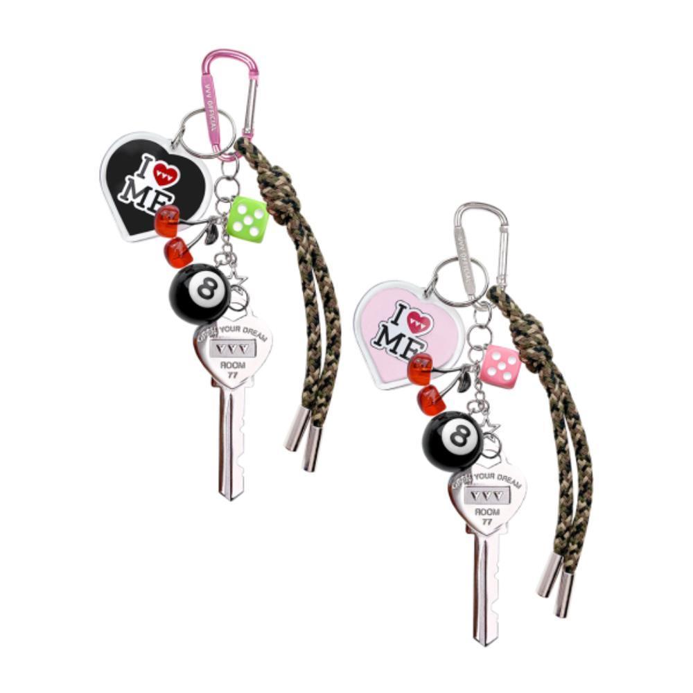 ◆VVV◆ Love Me Logo Key Dice Keyring 24FWKR028F