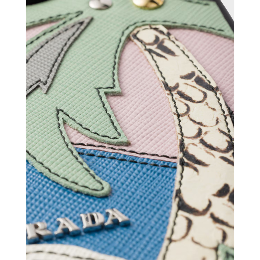 PRADA◇レザー iPhone16 Pro Max用 スマホケース ストラップ付き
