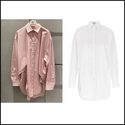 ロングシャツ ホワイト（白）系 LOEWE(ロエベ) ブラウス・シャツ