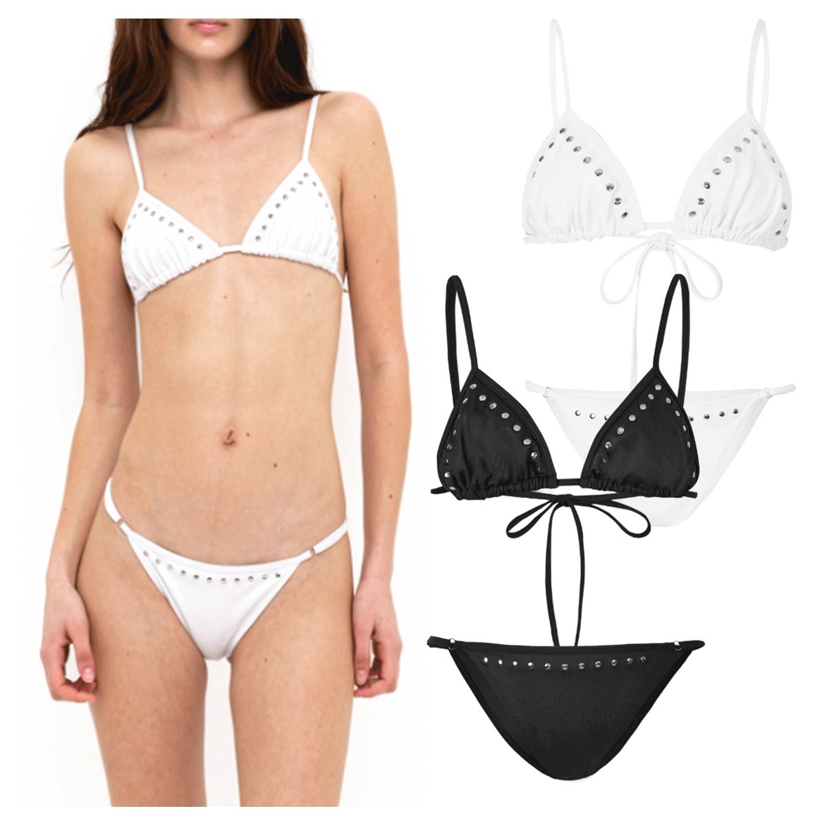 ビキニ CERRIC STUD LINE UP BIKINI 5BNY723