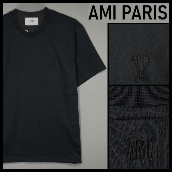 【AMI PARIS】 アミ パリス ロゴTシャツ Ami de Coeur Tシャツ