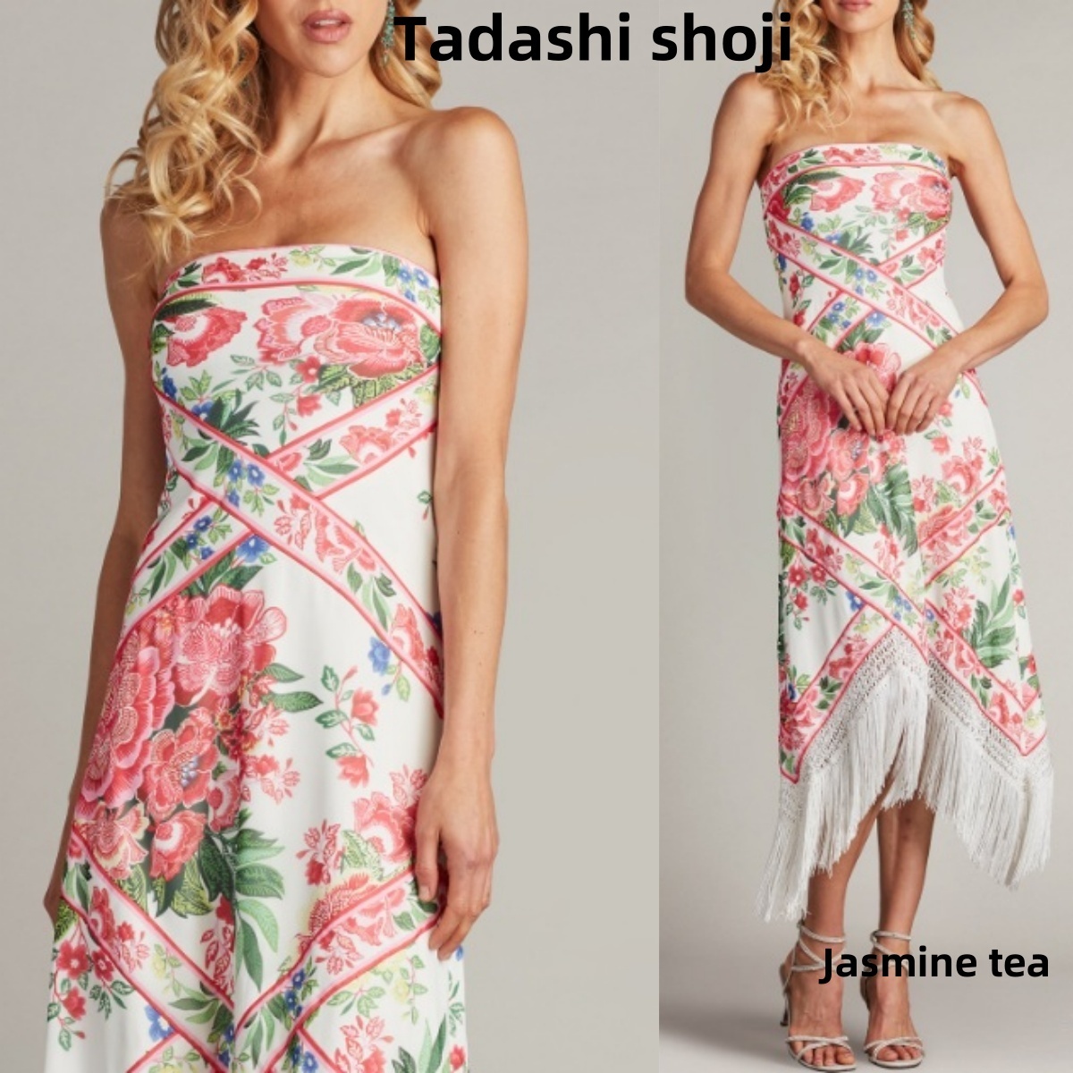 ★新作♪★TADASHI SHOJI タッセルフリンジミディドレス★
