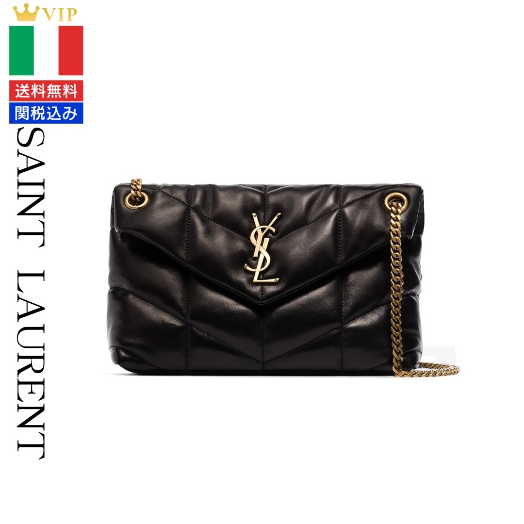 VIP【送料関税込】Saint Laurent PUFFER SMALL SHOULDER BAG