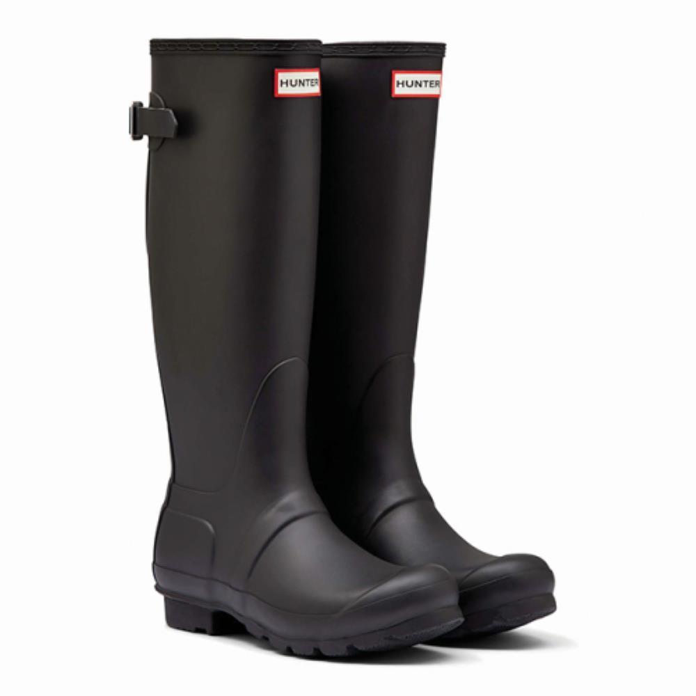 ☆HUNTER☆ WOMEN Original Back Adjustable Tall Rain Boots Bl