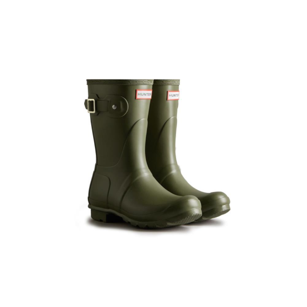 ☆HUNTER☆ WOMEN Original Short Rain Boots Olive Leaf WFS100