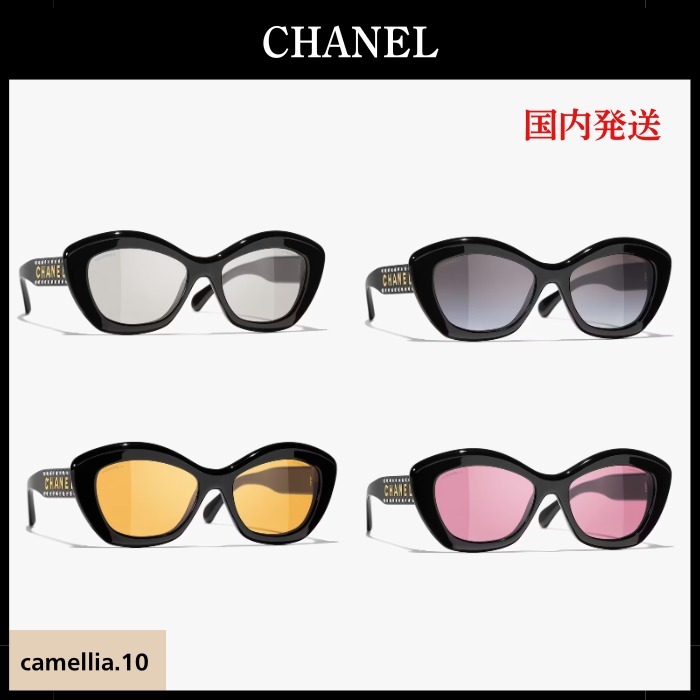 洗練された魅力【CHANEL】キャッツアイ シェイプ アイウェア