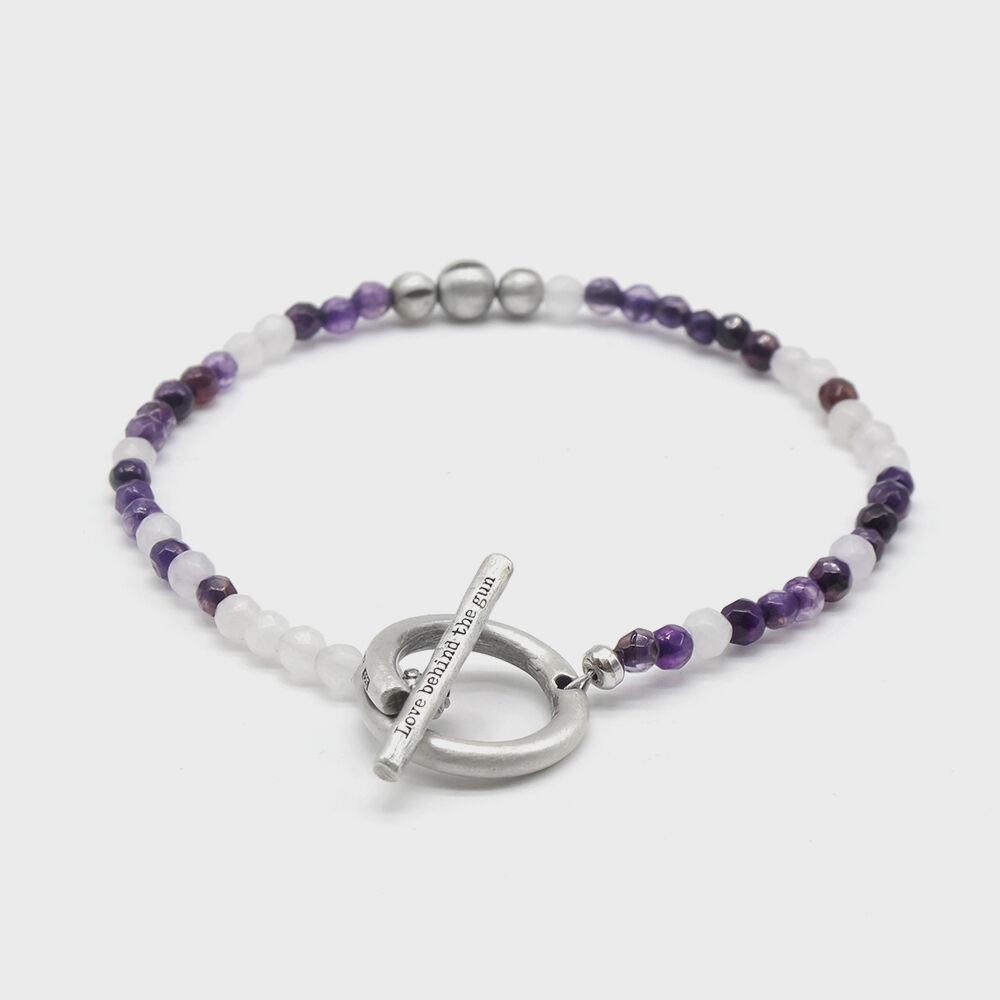 ★ODDCOLLET★ Camouflage bracelet (purple)