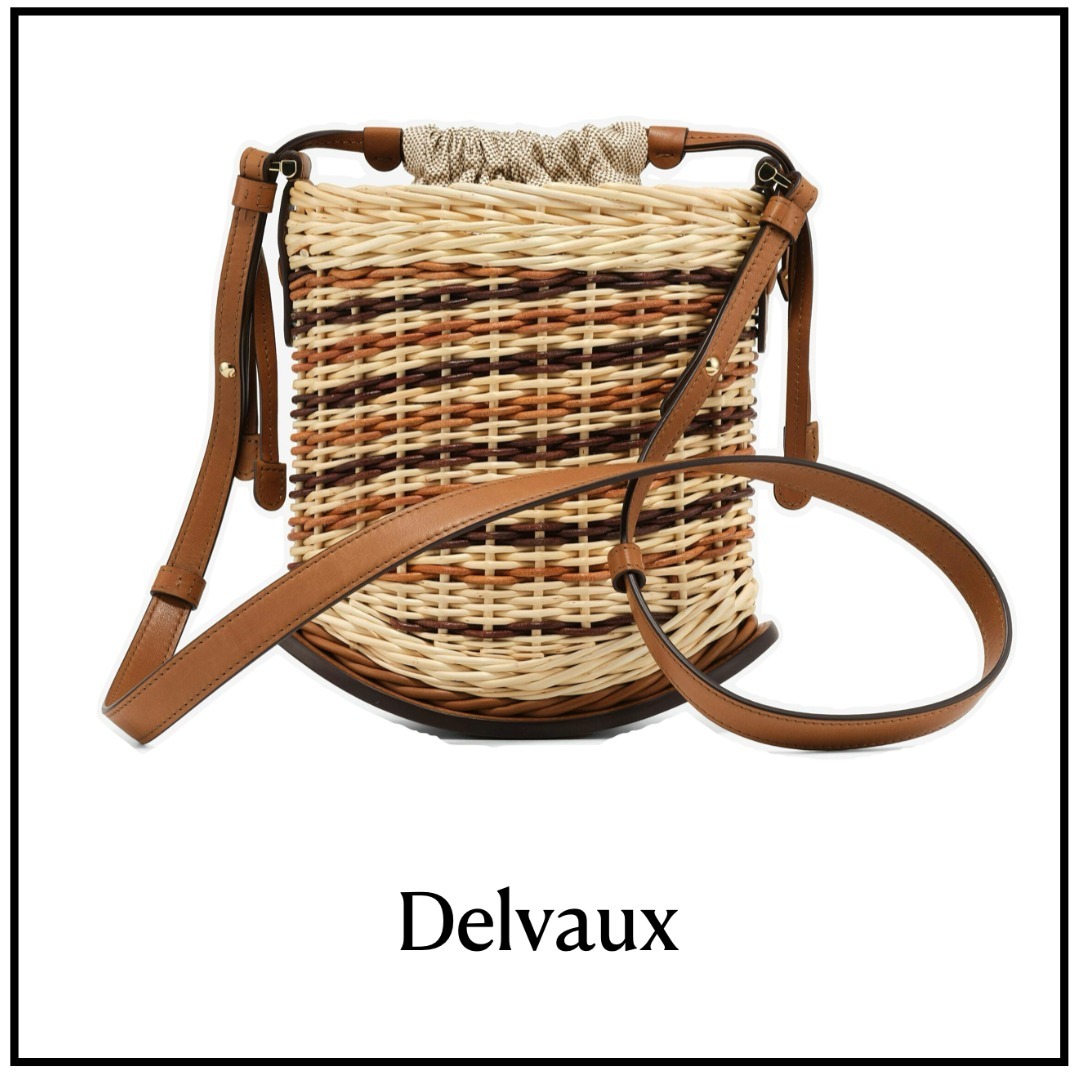 【DELVAUX直営店】Pin Mini Bucket Osier