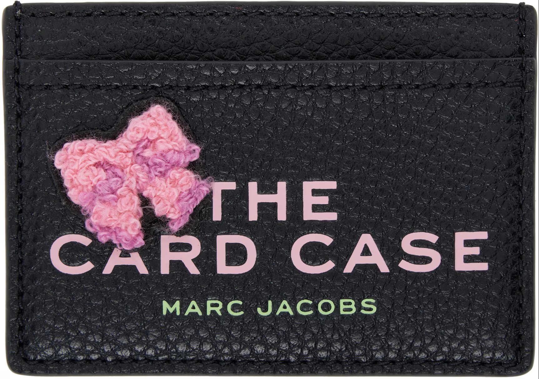 ★Marc Jacobs★ ブラック The Sticker Patch カードケース