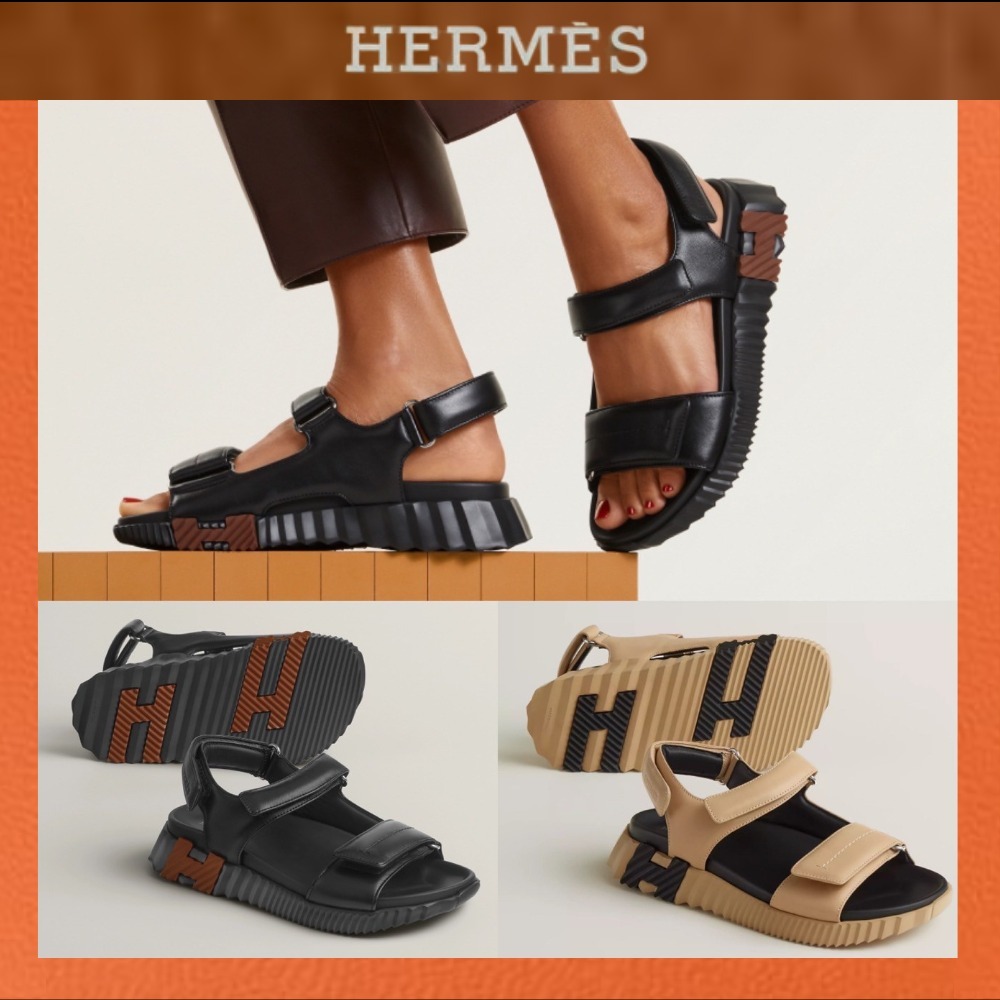 足元にリュクスを【HERMES】《Junior》 ジュニア サンダル
