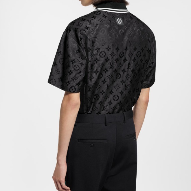 LOUIS VUITTON】モノグラム シルクシャツ