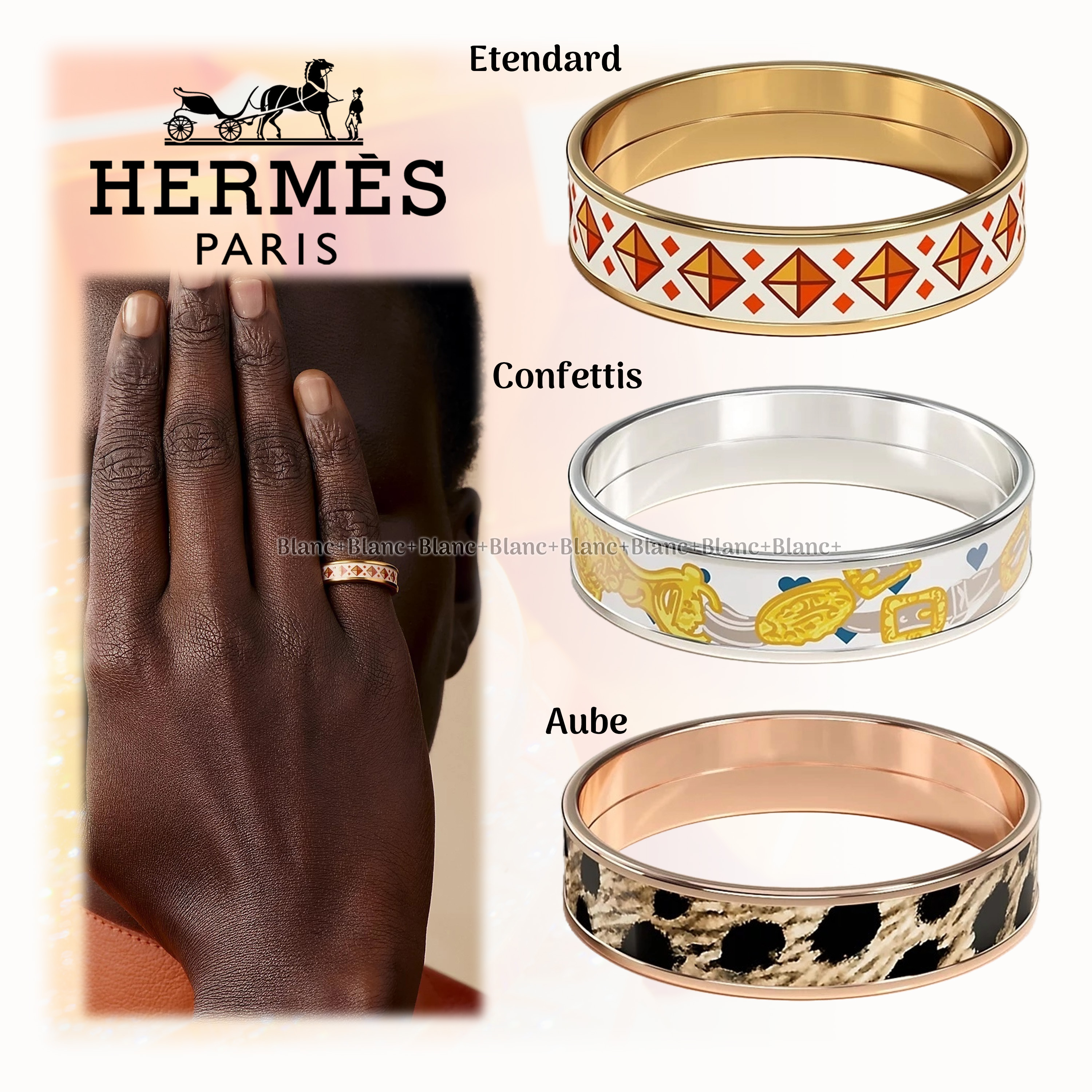 【HERMES】コリアー・ド・シアン リング、スモールモデル