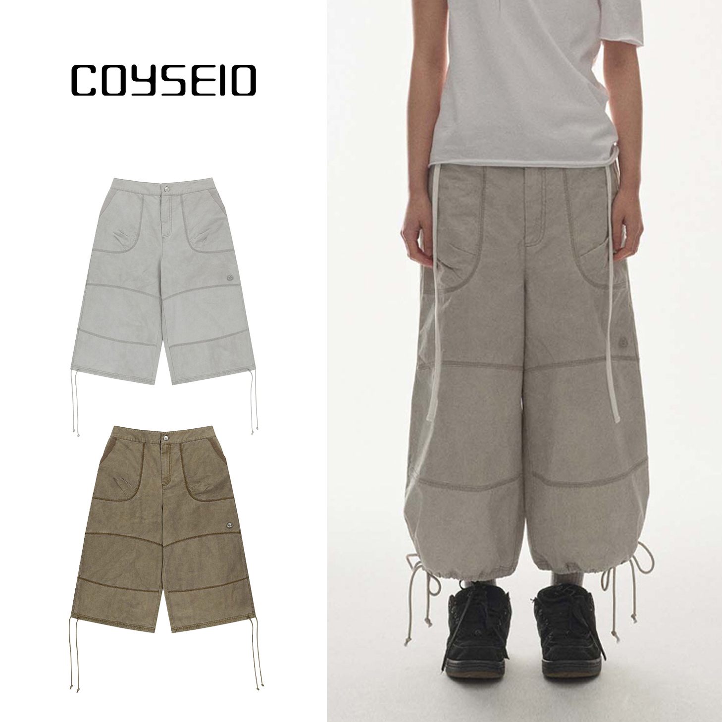 パンツ COYSEIO : 25SS / ZIGZAG PANTS (2COLORS)