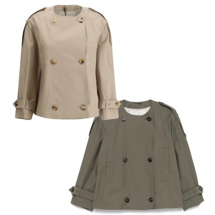MAXMARA THE CUBE[ジム] JIM ショート トレンチコート MAX MARA THE CUBE】JIM ジム ショート トレンチコート