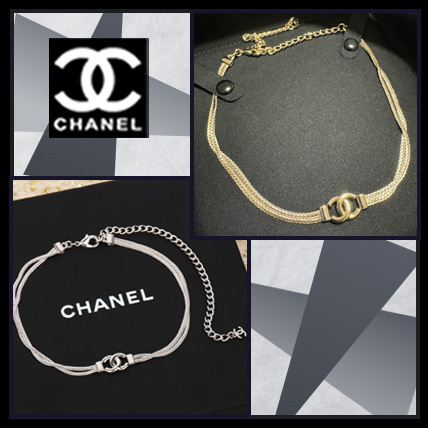 シンプルに煌めく♪【 CHANEL 】 2連チョーカー♡