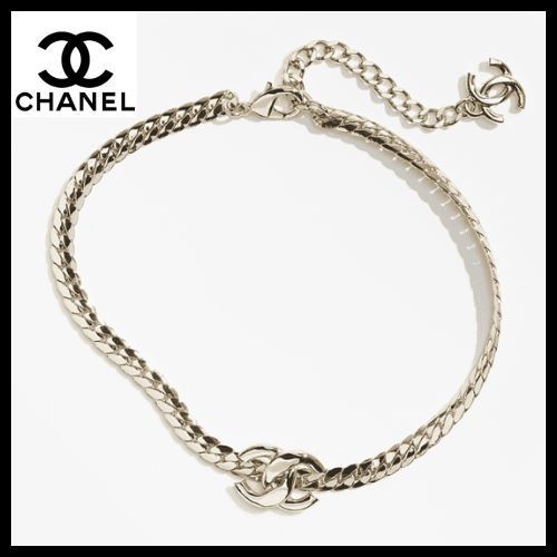 **25S シンプルでも存在感抜群 ゴールド**【CHANEL】 ネックレス