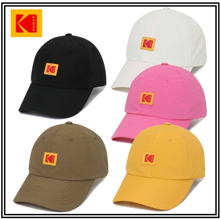 キャップ [ KODAK ] SQUARE LOGO NYLON RELAX FIT BALL CAP