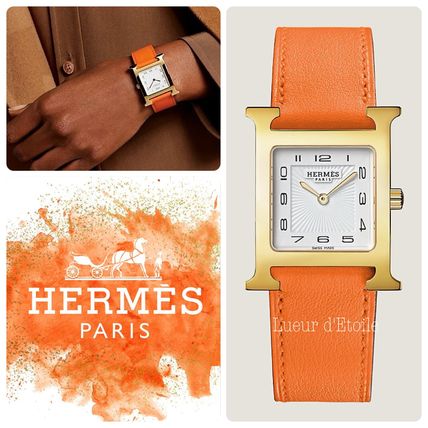 ブランド直営店ラッピングOK オレンジ系 HERMES(エルメス