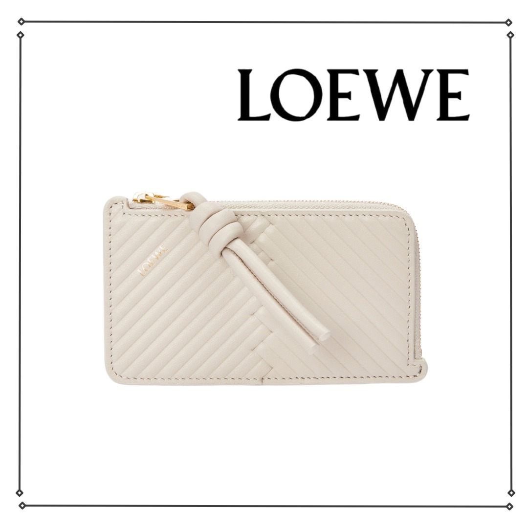 LOEWE ナッパカーフスキンのノットカード＆コインホルダー