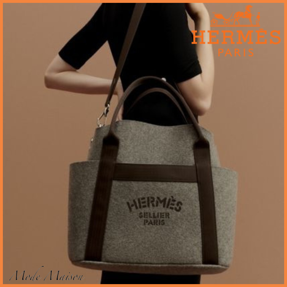 【使いやすい♪】HERMES グルーム ドレッシングバッグAcier