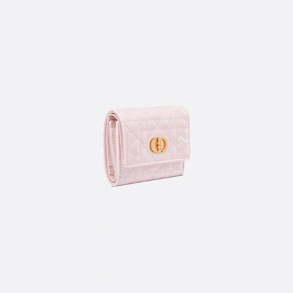 【★国内発送★】DIOR Caro Hibiscus Lジップウォレット 国内限定☆】Dior Caro Hibiscus Lジップウォレット