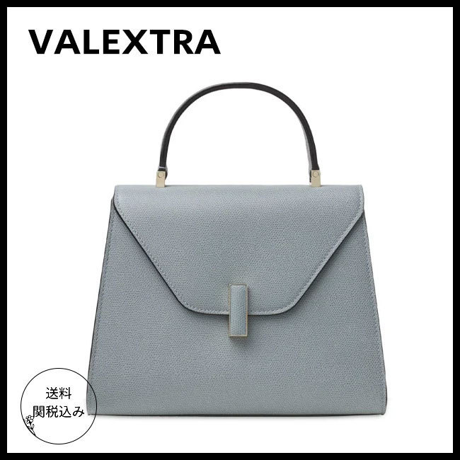 送料関税込【VALEXTRA】イジィデ ミディアム 2WAYバッグ