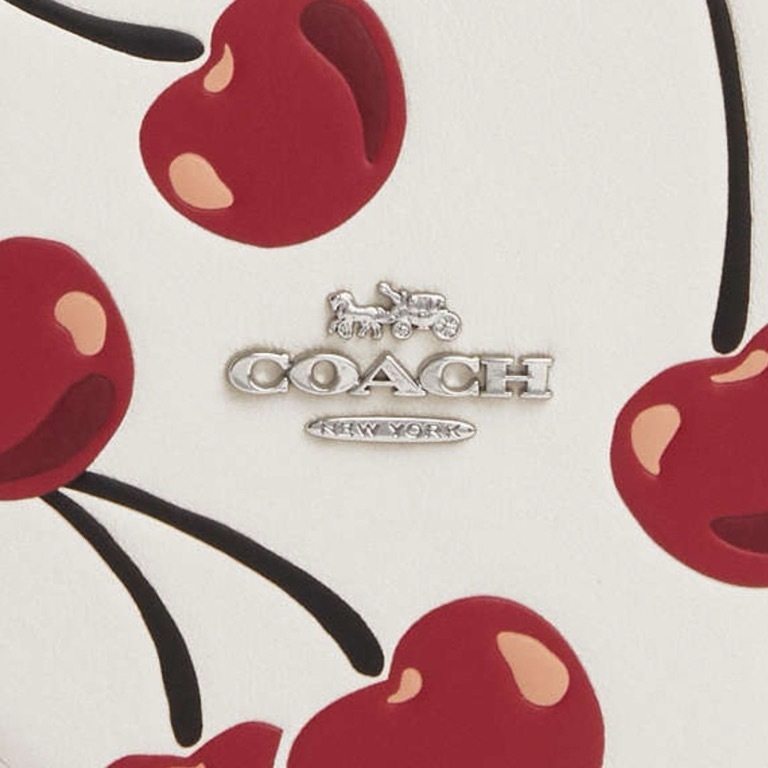 すぐ届く*COACH*コーチ*ハート コインケース・チェリー プリント