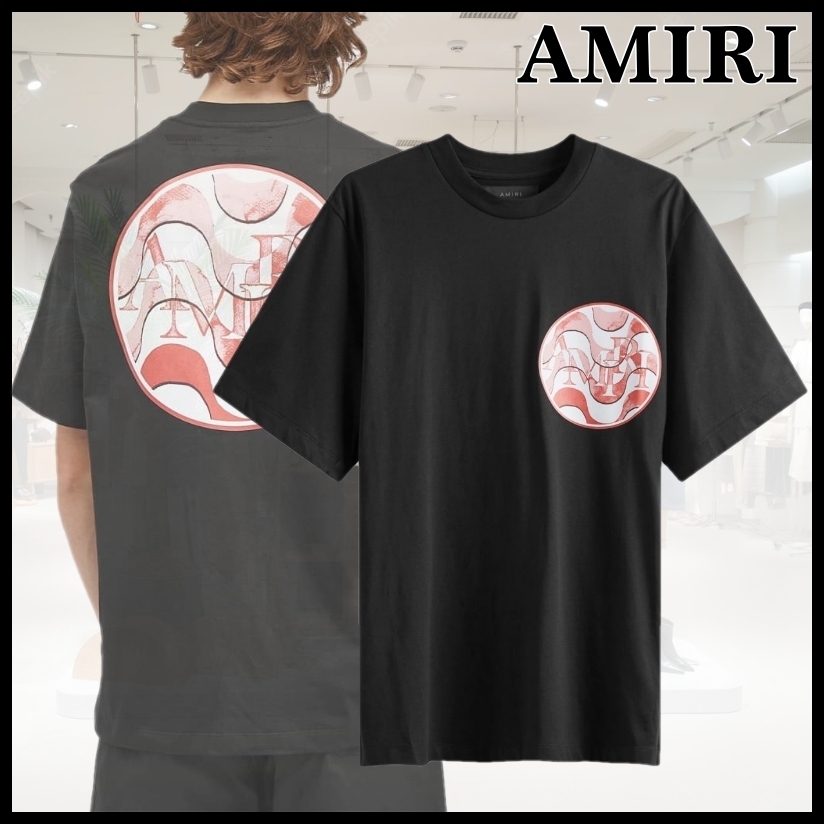 大人気★【AMIRI】Staggered Wave 半袖Tシャツ