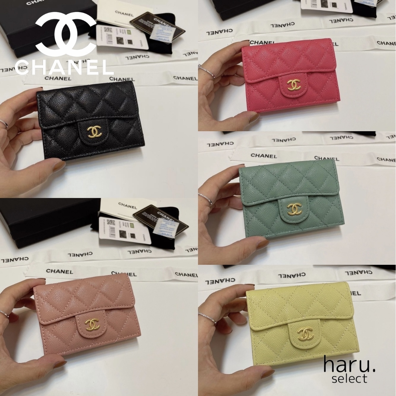 人気♡エレガント【CHANEL】ミニウォレット 三つ折り財布