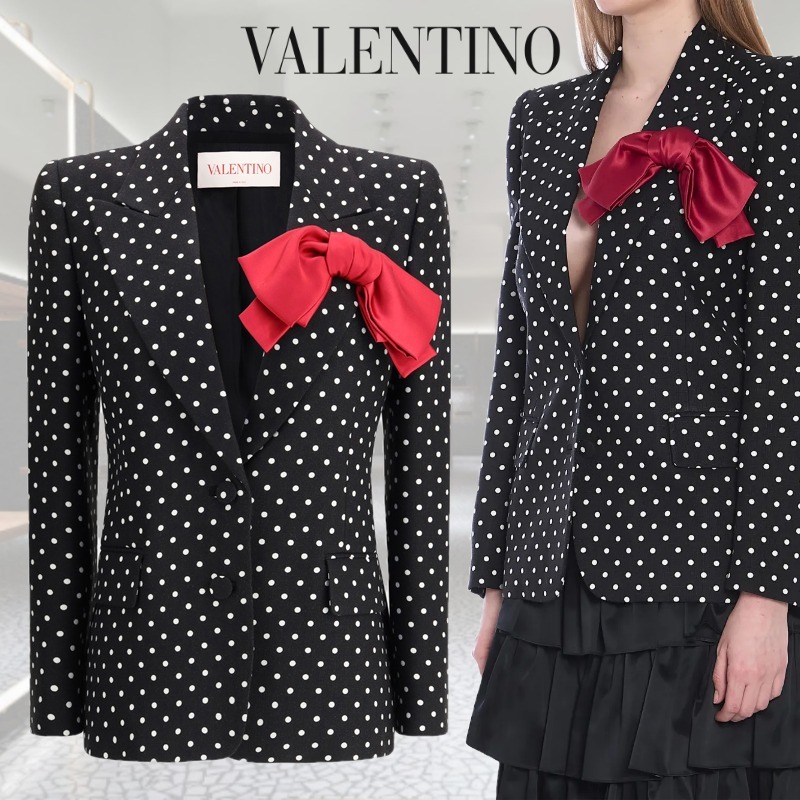 VIP SALE【VALENTINO】プリュス ドゥ ポワプリント ジャケット