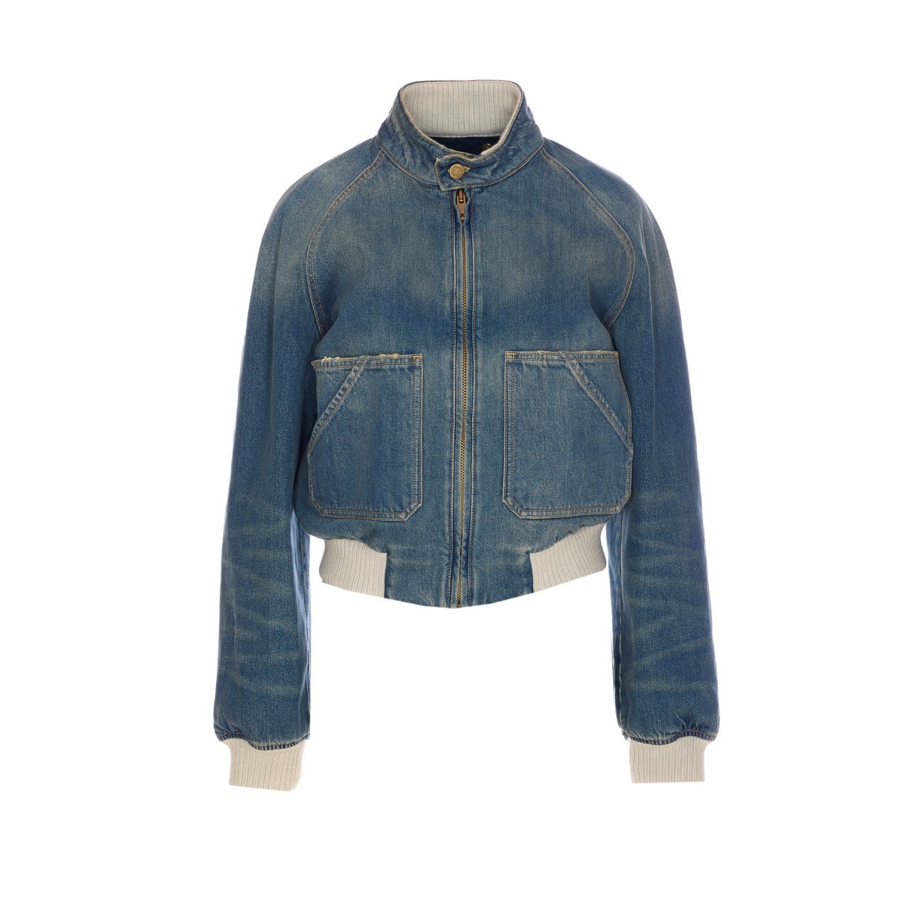 ジャケット Golden Goose DENIM DISTRESSED JACKET