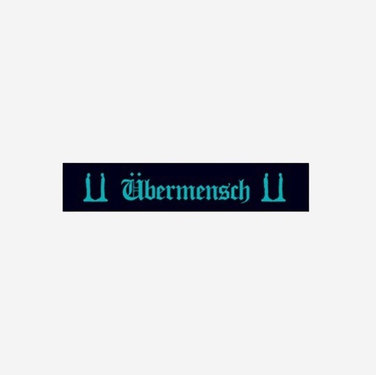 【G-DRAGON】Ubermensch Slogan Towel Mint