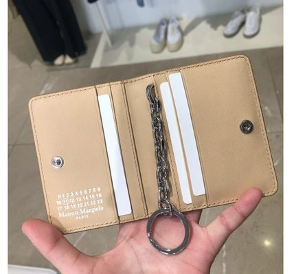 ベージュ系 Maison Margiela(メゾン マルジェラ) 折りたたみ財布