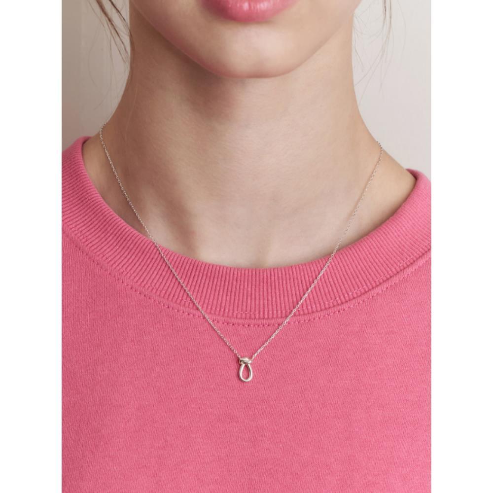 ☆ENGBROX☆ silver925 daily knot necklace EBNL25001SV
