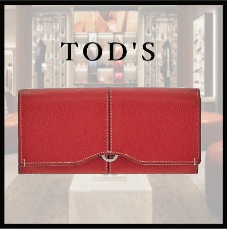 ★関税送料込【TOD'S (トッズ)】フラップウォレット