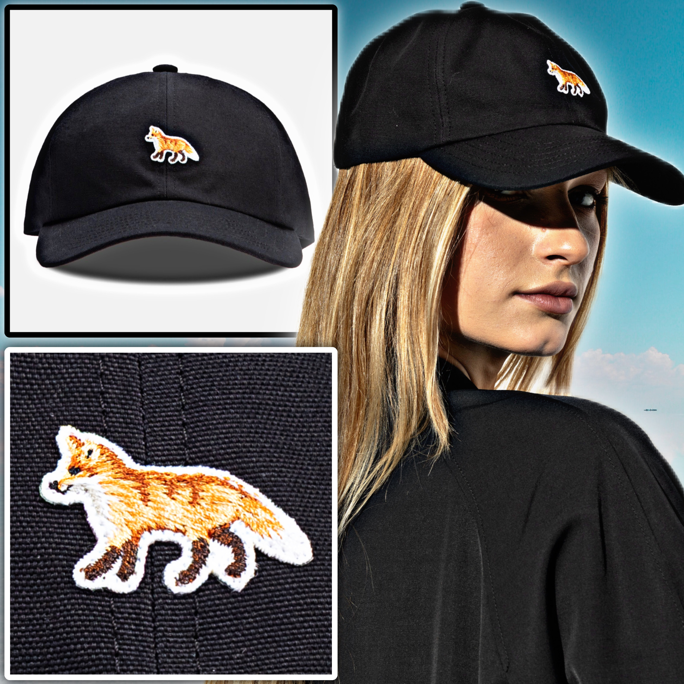 Maison Kitsune Baby Fox Cap★メゾンキツネ ロゴ キャップ