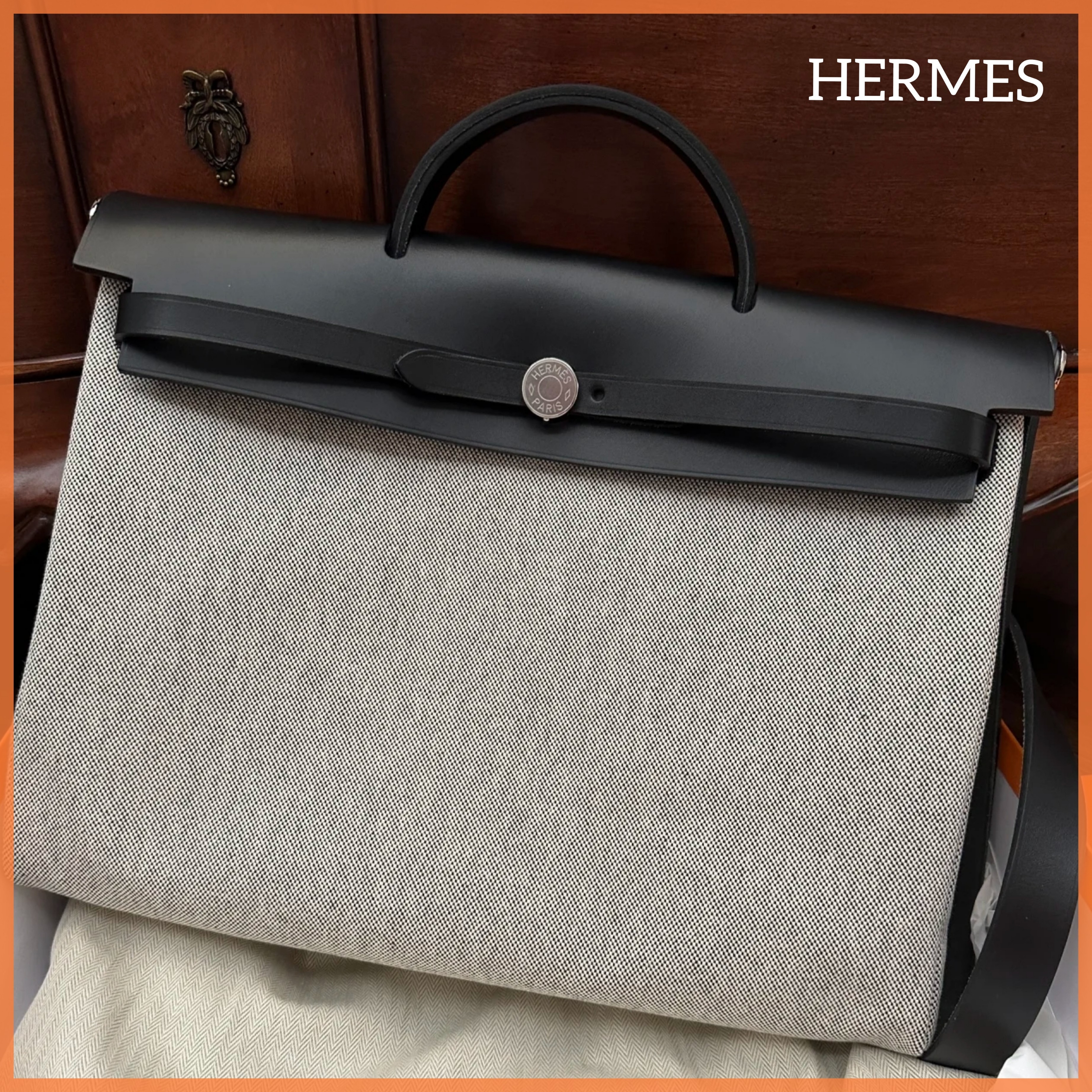 【希少商品】HERMES バック Herbag Zip Retourne Cabine☆