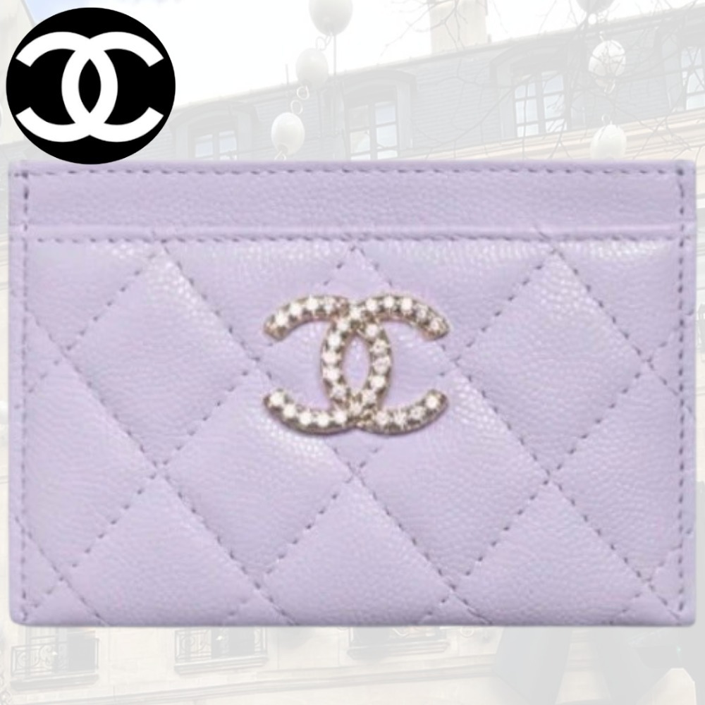 【新作☆優しく可愛らしいカラーが魅力的】CHANEL カードケース