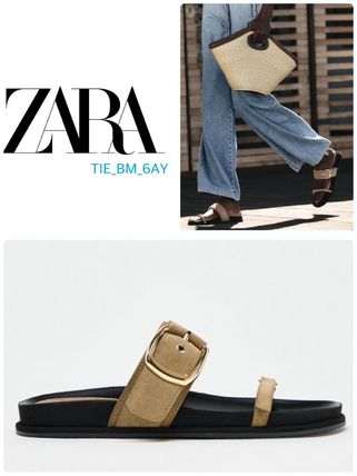 ZARA(ザラ) サンダル・ミュール(レディース) - 海外通販のBUYMA