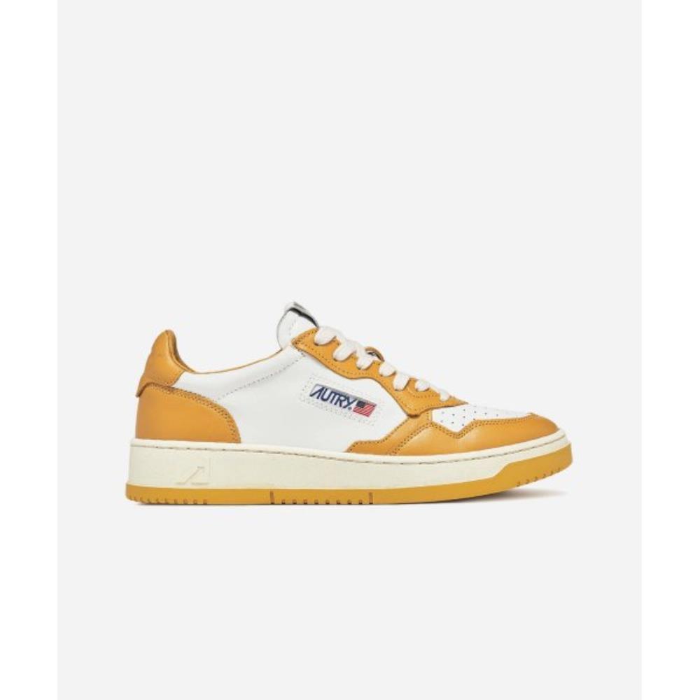 スニーカー AUTRY Medalist sneakers in leather mustard AULWWB12