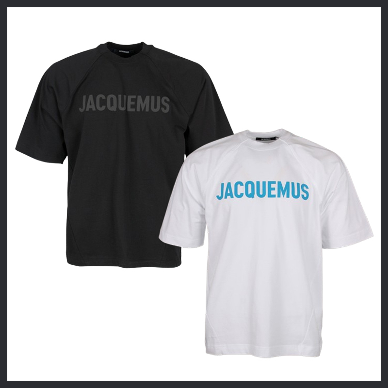 ★送料関税込★JACQUEMUS Typo ロゴ入り ラグランTシャツ