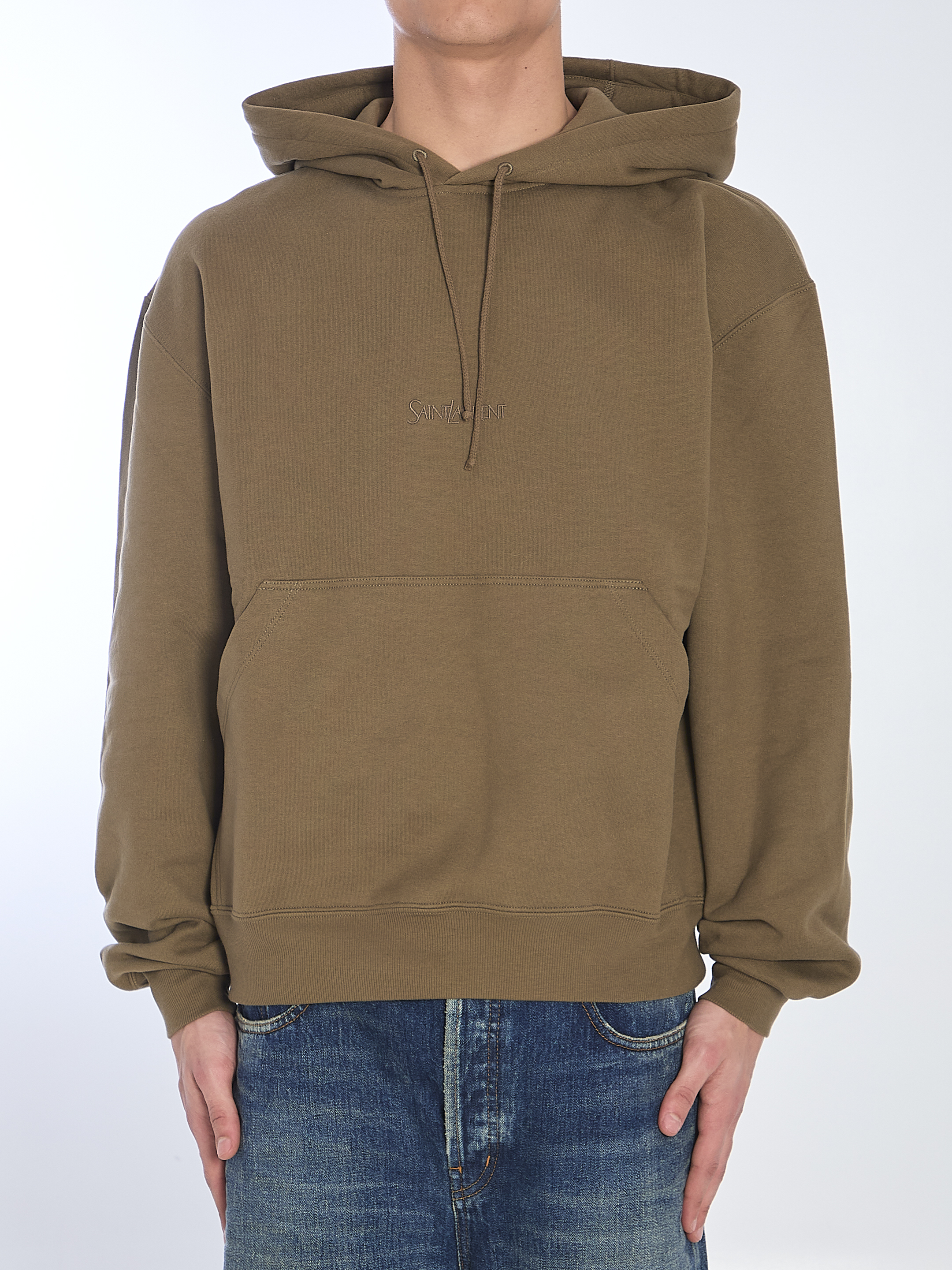 スウェット・トレーナー Saint Laurent Hoodie with logo