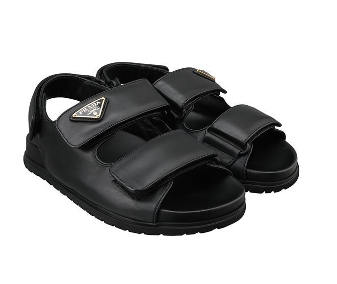 【PRADA】ナッパレザー サンダル