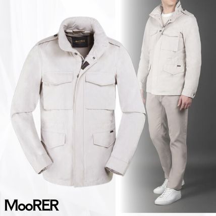 極希少】MooRER ムーレー ジャケット ホワイトデニム ビジュー