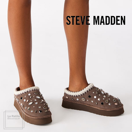 【STEVE MADDEN】輝くビジュー☆SELENA☆スリッポン・ミュール