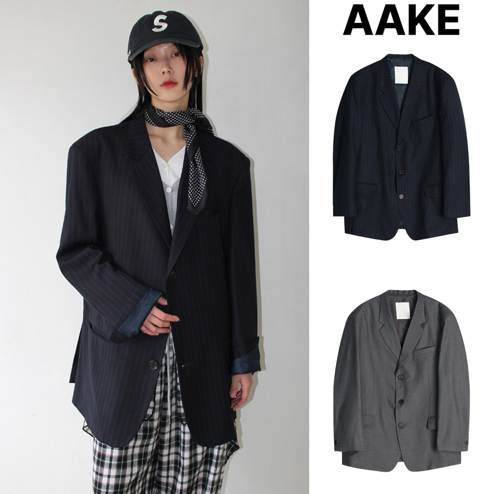 【AAKE】GENTLE STRIPE OVER JK