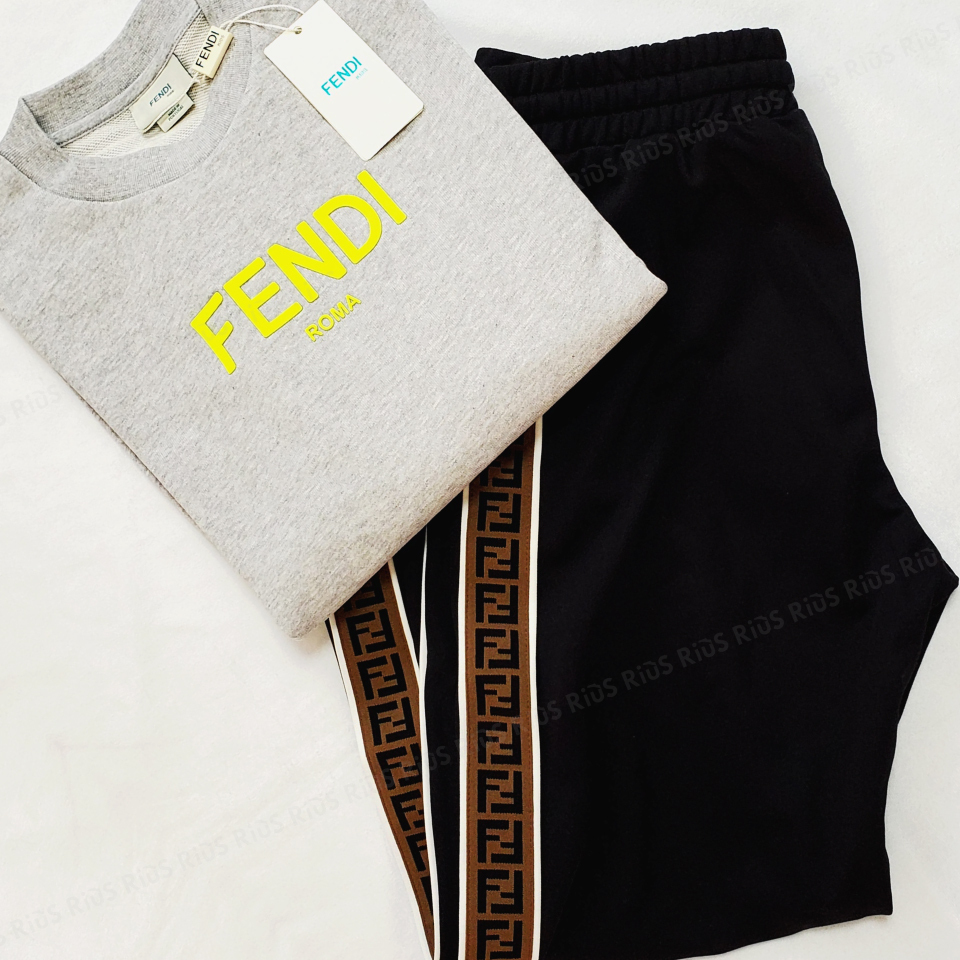FENDI kids 大人もOK FFロゴ ジョガーパンツ スピード配送