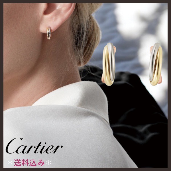 【Cartier】トリニティ イヤリング 贈り物のにも◎ご褒美にも★
