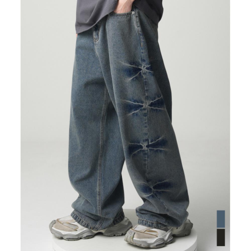 ☆AVANDRESS☆ Pinch Wide Denim Pants 2COL AV41PT14