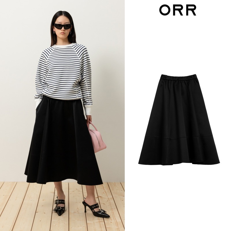ORR☆Satin Full Skirt